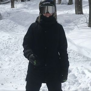 Nikita winter jacket, full zip black